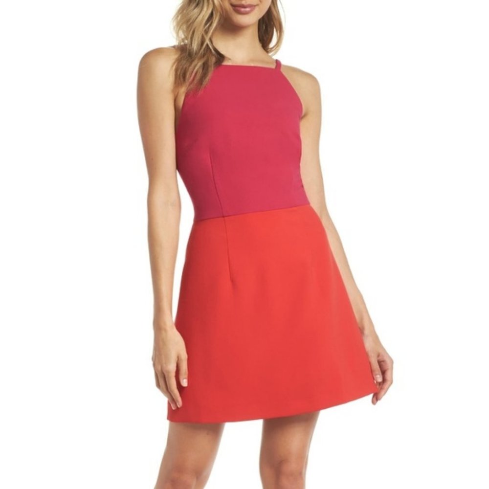 French Connection Whisper Colorblock  Dress